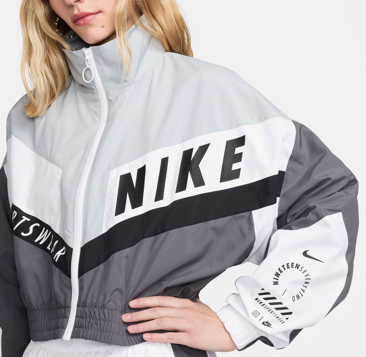 Orjinal Nike Sportswear Kadın Gri Ceket